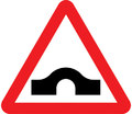  UK Traffic Sign Diagram Number 528 - Hump Bridge Ahead