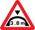  UK Traffic Sign Diagram Number 531.1 - Maximum Headroom at Arch