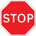  UK Traffic Sign Diagram Number 601.1 - Stop