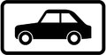  UK Traffic Sign Diagram Number 804.2 - Parking Place for Cars
