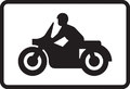  UK Traffic Sign Diagram Number 804.4 - Parking Place for Solo Motorcycles 
