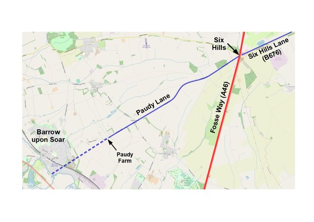  Map of Paudy Lane