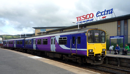  Class 150 No. 150119 Accrington Railway Station