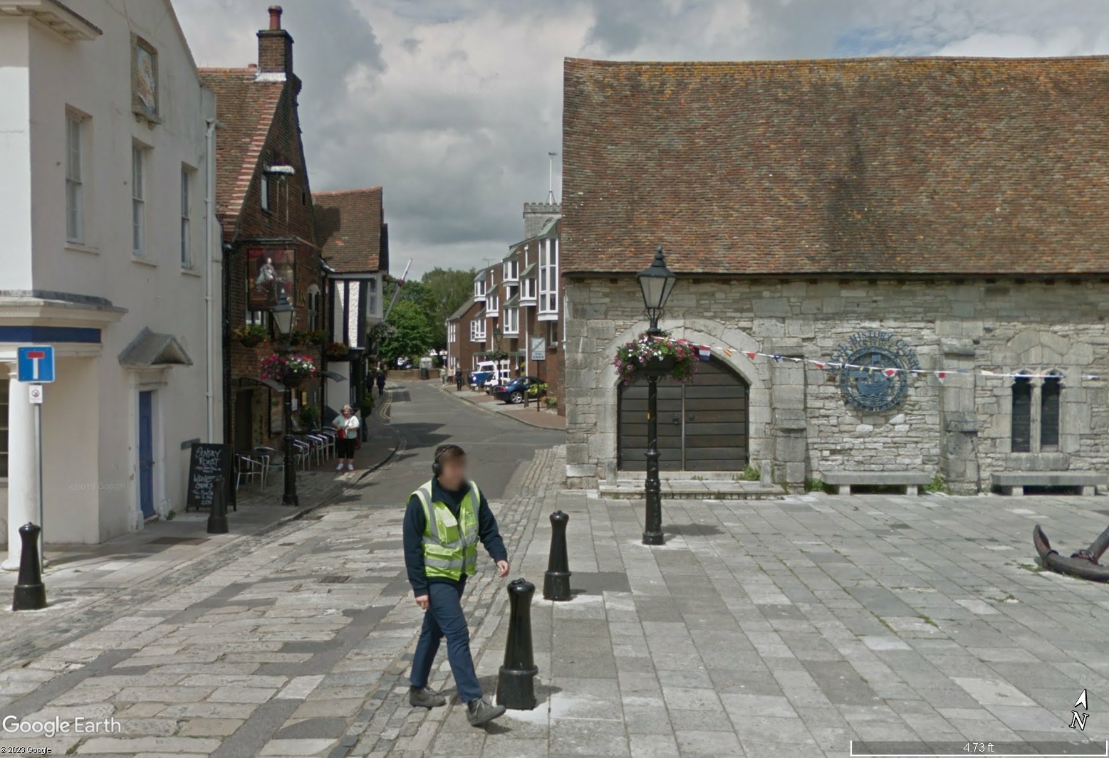 Thames Street and Town Cellars, Poole... © Ronald Searle Geograph