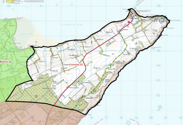  Cromarty area map